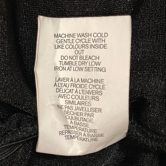 GRAND BEACH CLUB Black plus-size keyhole neckline short-sleeve top 2X XXL shirt - Picture 14 of 15